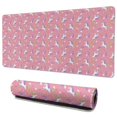 thumbnail image 1 of Long Mouse Pads for Desk,Pink Unicorn Heart Crescent Pattern Desk Mats on Top Of Desks, Desk Mouse Pad Extra Large with 3mm Non-Slip Base and Stitched Edge for Gaming,Office,Work,Home 35.4"x15.7", 1 of 6