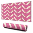 thumbnail image 1 of Long Mouse Pads for Desk,Pink and Yellow Feather Pattern Desk Mats on Top Of Desks, Desk Mouse Pad Extra Large with 3mm Non-Slip Base and Stitched Edge for Gaming,Office,Work,Home 31.5"x15.7", 1 of 6