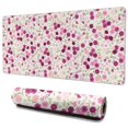 thumbnail image 1 of Long Mouse Pads for Desk,Pioneer Flower Floral Print Pattern Desk Mats on Top Of Desks, Desk Mouse Pad Extra Large with 3mm Non-Slip Base and Stitched Edge for Gaming,Office,Work,Home 35.4"x15.7", 1 of 6