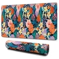 thumbnail image 1 of Long Mouse Pads for Desk,Pioneer Flower Floral Print Pattern Desk Mats on Top Of Desks, Desk Mouse Pad Extra Large with 3mm Non-Slip Base and Stitched Edge for Gaming,Office,Work,Home 47.3"x23.6", 1 of 6