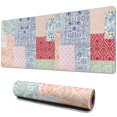 thumbnail image 1 of Long Mouse Pads for Desk,Pioneer Flower Floral Print Pattern Desk Mats on Top Of Desks, Desk Mouse Pad Extra Large with 3mm Non-Slip Base and Stitched Edge for Gaming,Office,Work,Home 31.5"x11.8", 1 of 6