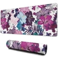 thumbnail image 1 of Long Mouse Pads for Desk,Pioneer Flower Floral Print Pattern Desk Mats on Top Of Desks, Desk Mouse Pad Extra Large with 3mm Non-Slip Base and Stitched Edge for Gaming,Office,Work,Home 31.5"x11.8", 1 of 6