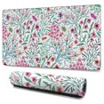 thumbnail image 1 of Long Mouse Pads for Desk,Pioneer Flower Floral Print Pattern Desk Mats on Top Of Desks, Desk Mouse Pad Extra Large with 3mm Non-Slip Base and Stitched Edge for Gaming,Office,Work,Home 47.3"x23.6", 1 of 6