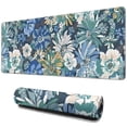 thumbnail image 1 of Long Mouse Pads for Desk,Pioneer Flower Floral Print Pattern Desk Mats on Top Of Desks, Desk Mouse Pad Extra Large with 3mm Non-Slip Base and Stitched Edge for Gaming,Office,Work,Home 31.5"x11.8", 1 of 6