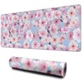 thumbnail image 1 of Long Mouse Pads for Desk,Pioneer Flower Floral Print Pattern Desk Mats on Top Of Desks, Desk Mouse Pad Extra Large with 3mm Non-Slip Base and Stitched Edge for Gaming,Office,Work,Home 31.5"x11.8", 1 of 6