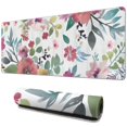 thumbnail image 1 of Long Mouse Pads for Desk,Pioneer Flower Floral Print Pattern Desk Mats on Top Of Desks, Desk Mouse Pad Extra Large with 3mm Non-Slip Base and Stitched Edge for Gaming,Office,Work,Home 31.5"x11.8", 1 of 6