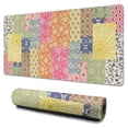 thumbnail image 1 of Long Mouse Pads for Desk,Pioneer Flower Floral Print Pattern Desk Mats on Top Of Desks, Desk Mouse Pad Extra Large with 3mm Non-Slip Base and Stitched Edge for Gaming,Office,Work,Home 31.5"x15.7", 1 of 6
