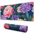 thumbnail image 1 of Long Mouse Pads for Desk,Pioneer Flower Floral Print Pattern Desk Mats on Top Of Desks, Desk Mouse Pad Extra Large with 3mm Non-Slip Base and Stitched Edge for Gaming,Office,Work,Home 31.5"x11.8", 1 of 6