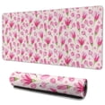 thumbnail image 1 of Long Mouse Pads for Desk,Pioneer Flower Floral Print Pattern Desk Mats on Top Of Desks, Desk Mouse Pad Extra Large with 3mm Non-Slip Base and Stitched Edge for Gaming,Office,Work,Home 35.4"x15.7", 1 of 6