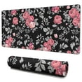 thumbnail image 1 of Long Mouse Pads for Desk,Pioneer Flower Floral Print Pattern Desk Mats on Top Of Desks, Desk Mouse Pad Extra Large with 3mm Non-Slip Base and Stitched Edge for Gaming,Office,Work,Home 35.4"x15.7", 1 of 6