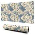 thumbnail image 1 of Long Mouse Pads for Desk,Pioneer Flower Floral Print Pattern Desk Mats on Top Of Desks, Desk Mouse Pad Extra Large with 3mm Non-Slip Base and Stitched Edge for Gaming,Office,Work,Home 31.5"x15.7", 1 of 6