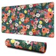 thumbnail image 1 of Long Mouse Pads for Desk,Pioneer Flower Floral Print Pattern Desk Mats on Top Of Desks, Desk Mouse Pad Extra Large with 3mm Non-Slip Base and Stitched Edge for Gaming,Office,Work,Home 31.5"x15.7", 1 of 6