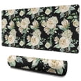 thumbnail image 1 of Long Mouse Pads for Desk,Pioneer Flower Floral Print Pattern Desk Mats on Top Of Desks, Desk Mouse Pad Extra Large with 3mm Non-Slip Base and Stitched Edge for Gaming,Office,Work,Home 35.4"x15.7", 1 of 6
