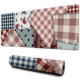 thumbnail image 1 of Long Mouse Pads for Desk,Pioneer Flower Floral Print Pattern Desk Mats on Top Of Desks, Desk Mouse Pad Extra Large with 3mm Non-Slip Base and Stitched Edge for Gaming,Office,Work,Home 31.5"x11.8", 1 of 6