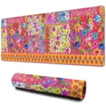 thumbnail image 1 of Long Mouse Pads for Desk,Pioneer Flower Floral Print Pattern Desk Mats on Top Of Desks, Desk Mouse Pad Extra Large with 3mm Non-Slip Base and Stitched Edge for Gaming,Office,Work,Home 31.5"x11.8", 1 of 6