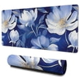 thumbnail image 1 of Long Mouse Pads for Desk,Pioneer Flower Floral Print Pattern Desk Mats on Top Of Desks, Desk Mouse Pad Extra Large with 3mm Non-Slip Base and Stitched Edge for Gaming,Office,Work,Home 35.4"x15.7", 1 of 6