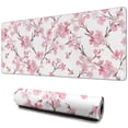 thumbnail image 1 of Long Mouse Pads for Desk,Pioneer Flower Floral Print Pattern Desk Mats on Top Of Desks, Desk Mouse Pad Extra Large with 3mm Non-Slip Base and Stitched Edge for Gaming,Office,Work,Home 31.5"x11.8", 1 of 6