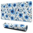 thumbnail image 1 of Long Mouse Pads for Desk,Pioneer Flower Floral Print Pattern Desk Mats on Top Of Desks, Desk Mouse Pad Extra Large with 3mm Non-Slip Base and Stitched Edge for Gaming,Office,Work,Home 31.5"x15.7", 1 of 6