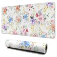 thumbnail image 1 of Long Mouse Pads for Desk,Pioneer Flower Floral Print Pattern Desk Mats on Top Of Desks, Desk Mouse Pad Extra Large with 3mm Non-Slip Base and Stitched Edge for Gaming,Office,Work,Home 31.5"x15.7", 1 of 6