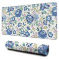thumbnail image 1 of Long Mouse Pads for Desk,Pioneer Flower Floral Print Pattern Desk Mats on Top Of Desks, Desk Mouse Pad Extra Large with 3mm Non-Slip Base and Stitched Edge for Gaming,Office,Work,Home 31.5"x15.7", 1 of 6