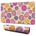 thumbnail image 1 of Long Mouse Pads for Desk,Pioneer Flower Floral Print Pattern Desk Mats on Top Of Desks, Desk Mouse Pad Extra Large with 3mm Non-Slip Base and Stitched Edge for Gaming,Office,Work,Home 47.3"x23.6", 1 of 6