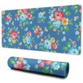 thumbnail image 1 of Long Mouse Pads for Desk,Pioneer Flower Floral Print Pattern Desk Mats on Top Of Desks, Desk Mouse Pad Extra Large with 3mm Non-Slip Base and Stitched Edge for Gaming,Office,Work,Home 35.4"x15.7", 1 of 6