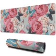 thumbnail image 1 of Long Mouse Pads for Desk,Pioneer Flower Floral Print Pattern Desk Mats on Top Of Desks, Desk Mouse Pad Extra Large with 3mm Non-Slip Base and Stitched Edge for Gaming,Office,Work,Home 31.5"x11.8", 1 of 6