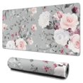 thumbnail image 1 of Long Mouse Pads for Desk,Pioneer Flower Floral Print Pattern Desk Mats on Top Of Desks, Desk Mouse Pad Extra Large with 3mm Non-Slip Base and Stitched Edge for Gaming,Office,Work,Home 31.5"x15.7", 1 of 6