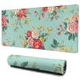 thumbnail image 1 of Long Mouse Pads for Desk,Pioneer Flower Floral Print Pattern Desk Mats on Top Of Desks, Desk Mouse Pad Extra Large with 3mm Non-Slip Base and Stitched Edge for Gaming,Office,Work,Home 35.4"x15.7", 1 of 6