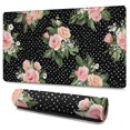 thumbnail image 1 of Long Mouse Pads for Desk,Pioneer Flower Floral Print Pattern Desk Mats on Top Of Desks, Desk Mouse Pad Extra Large with 3mm Non-Slip Base and Stitched Edge for Gaming,Office,Work,Home 47.3"x23.6", 1 of 6