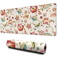 thumbnail image 1 of Long Mouse Pads for Desk,Pioneer Flower Floral Print Pattern Desk Mats on Top Of Desks, Desk Mouse Pad Extra Large with 3mm Non-Slip Base and Stitched Edge for Gaming,Office,Work,Home 31.5"x11.8", 1 of 6