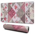 thumbnail image 1 of Long Mouse Pads for Desk,Pioneer Flower Floral Print Pattern Desk Mats on Top Of Desks, Desk Mouse Pad Extra Large with 3mm Non-Slip Base and Stitched Edge for Gaming,Office,Work,Home 47.3"x23.6", 1 of 6