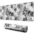 thumbnail image 1 of Long Mouse Pads for Desk,Pioneer Flower Floral Print Pattern Desk Mats on Top Of Desks, Desk Mouse Pad Extra Large with 3mm Non-Slip Base and Stitched Edge for Gaming,Office,Work,Home 31.5"x11.8", 1 of 6
