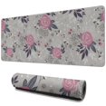 thumbnail image 1 of Long Mouse Pads for Desk,Pioneer Flower Floral Print Pattern Desk Mats on Top Of Desks, Desk Mouse Pad Extra Large with 3mm Non-Slip Base and Stitched Edge for Gaming,Office,Work,Home 31.5"x11.8", 1 of 6