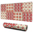 thumbnail image 1 of Long Mouse Pads for Desk,Pioneer Flower Floral Print Pattern Desk Mats on Top Of Desks, Desk Mouse Pad Extra Large with 3mm Non-Slip Base and Stitched Edge for Gaming,Office,Work,Home 35.4"x15.7", 1 of 6