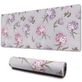 thumbnail image 1 of Long Mouse Pads for Desk,Pioneer Flower Floral Print Pattern Desk Mats on Top Of Desks, Desk Mouse Pad Extra Large with 3mm Non-Slip Base and Stitched Edge for Gaming,Office,Work,Home 31.5"x11.8", 1 of 6