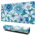thumbnail image 1 of Long Mouse Pads for Desk,Pioneer Flower Floral Print Pattern Desk Mats on Top Of Desks, Desk Mouse Pad Extra Large with 3mm Non-Slip Base and Stitched Edge for Gaming,Office,Work,Home 31.5"x15.7", 1 of 6