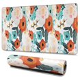 thumbnail image 1 of Long Mouse Pads for Desk,Pioneer Flower Floral Print Pattern Desk Mats on Top Of Desks, Desk Mouse Pad Extra Large with 3mm Non-Slip Base and Stitched Edge for Gaming,Office,Work,Home 47.3"x23.6", 1 of 6
