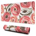 thumbnail image 1 of Long Mouse Pads for Desk,Pioneer Flower Floral Print Pattern Desk Mats on Top Of Desks, Desk Mouse Pad Extra Large with 3mm Non-Slip Base and Stitched Edge for Gaming,Office,Work,Home 31.5"x15.7", 1 of 6