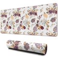 thumbnail image 1 of Long Mouse Pads for Desk,Pioneer Flower Floral Print Pattern Desk Mats on Top Of Desks, Desk Mouse Pad Extra Large with 3mm Non-Slip Base and Stitched Edge for Gaming,Office,Work,Home 31.5"x11.8", 1 of 6