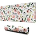 thumbnail image 1 of Long Mouse Pads for Desk,Pioneer Flower Floral Print Pattern Desk Mats on Top Of Desks, Desk Mouse Pad Extra Large with 3mm Non-Slip Base and Stitched Edge for Gaming,Office,Work,Home 31.5"x11.8", 1 of 6