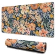 thumbnail image 1 of Long Mouse Pads for Desk,Pioneer Flower Floral Print Pattern Desk Mats on Top Of Desks, Desk Mouse Pad Extra Large with 3mm Non-Slip Base and Stitched Edge for Gaming,Office,Work,Home 31.5"x15.7", 1 of 6