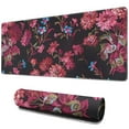 thumbnail image 1 of Long Mouse Pads for Desk,Pioneer Flower Floral Print Pattern Desk Mats on Top Of Desks, Desk Mouse Pad Extra Large with 3mm Non-Slip Base and Stitched Edge for Gaming,Office,Work,Home 31.5"x11.8", 1 of 6