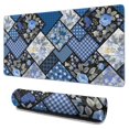 thumbnail image 1 of Long Mouse Pads for Desk,Pioneer Flower Floral Print Pattern Desk Mats on Top Of Desks, Desk Mouse Pad Extra Large with 3mm Non-Slip Base and Stitched Edge for Gaming,Office,Work,Home 31.5"x15.7", 1 of 6