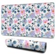 thumbnail image 1 of Long Mouse Pads for Desk,Pioneer Flower Floral Print Pattern Desk Mats on Top Of Desks, Desk Mouse Pad Extra Large with 3mm Non-Slip Base and Stitched Edge for Gaming,Office,Work,Home 47.3"x23.6", 1 of 6