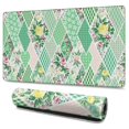 thumbnail image 1 of Long Mouse Pads for Desk,Pioneer Flower Floral Print Pattern Desk Mats on Top Of Desks, Desk Mouse Pad Extra Large with 3mm Non-Slip Base and Stitched Edge for Gaming,Office,Work,Home 47.3"x23.6", 1 of 6