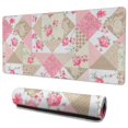 thumbnail image 1 of Long Mouse Pads for Desk,Pioneer Flower Floral Print Pattern Desk Mats on Top Of Desks, Desk Mouse Pad Extra Large with 3mm Non-Slip Base and Stitched Edge for Gaming,Office,Work,Home 35.4"x15.7", 1 of 6