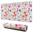 thumbnail image 1 of Long Mouse Pads for Desk,Pioneer Flower Floral Print Pattern Desk Mats on Top Of Desks, Desk Mouse Pad Extra Large with 3mm Non-Slip Base and Stitched Edge for Gaming,Office,Work,Home 31.5"x15.7", 1 of 6