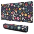 thumbnail image 1 of Long Mouse Pads for Desk,Pioneer Flower Floral Print Pattern Desk Mats on Top Of Desks, Desk Mouse Pad Extra Large with 3mm Non-Slip Base and Stitched Edge for Gaming,Office,Work,Home 31.5"x15.7", 1 of 6