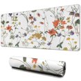 thumbnail image 1 of Long Mouse Pads for Desk,Pioneer Flower Floral Print Pattern Desk Mats on Top Of Desks, Desk Mouse Pad Extra Large with 3mm Non-Slip Base and Stitched Edge for Gaming,Office,Work,Home 31.5"x11.8", 1 of 6